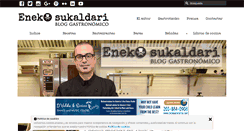 Desktop Screenshot of enekosukaldari.com